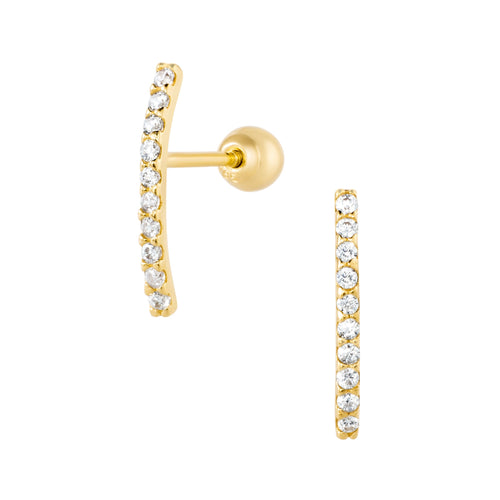 14K (58.5%) SOLID GOLD  BONNIE PIERCING