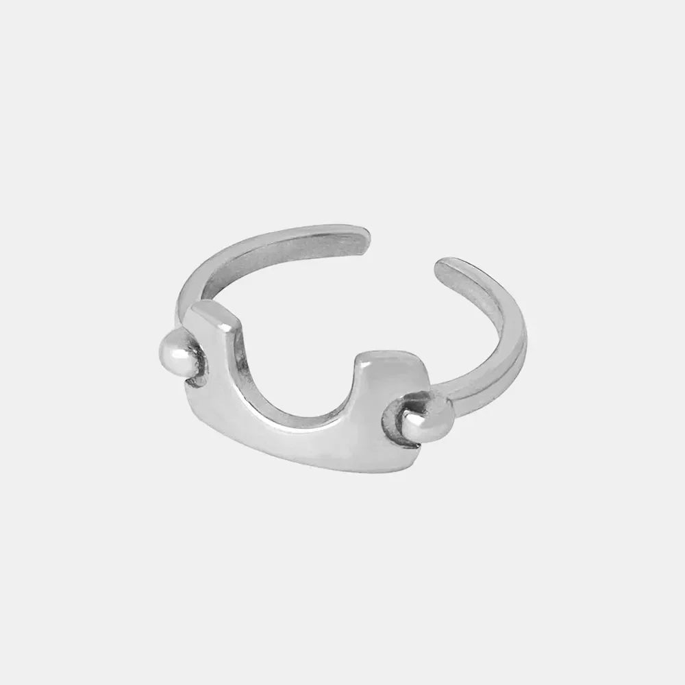 18K Gold-Plated Irregular Open Ring - Premium Minimalist Jewelry - MINIMAL