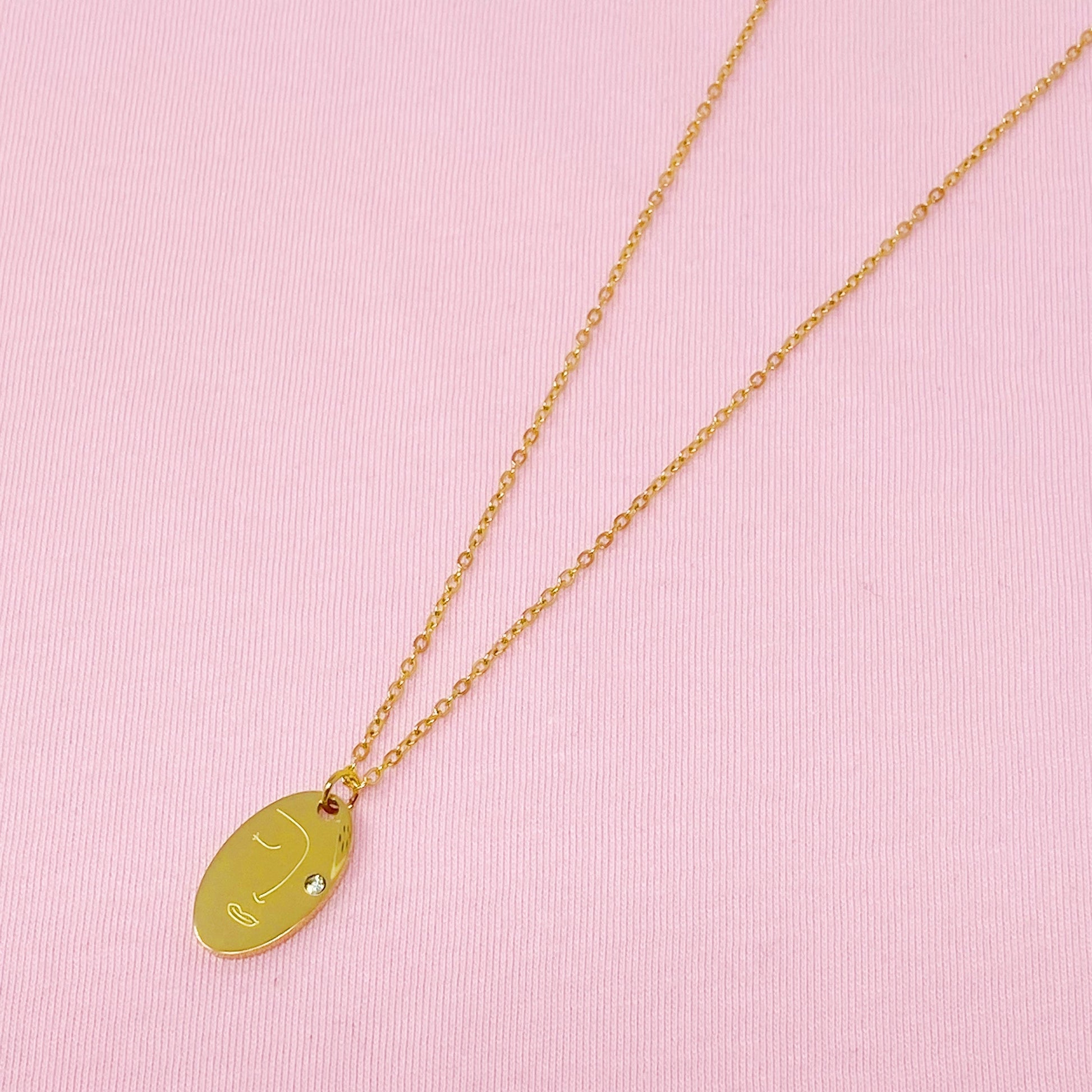 Oblong Face Necklace