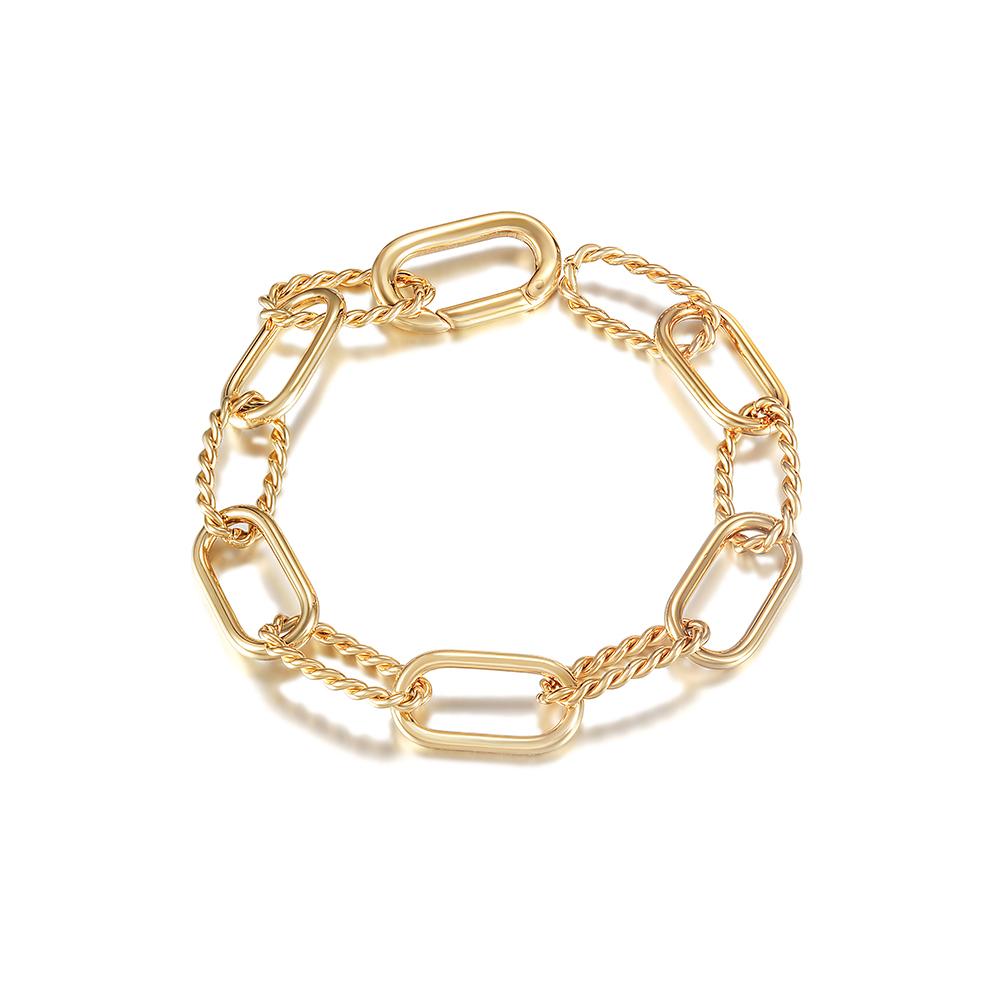 THREADER INTERLOCKING BRACELET