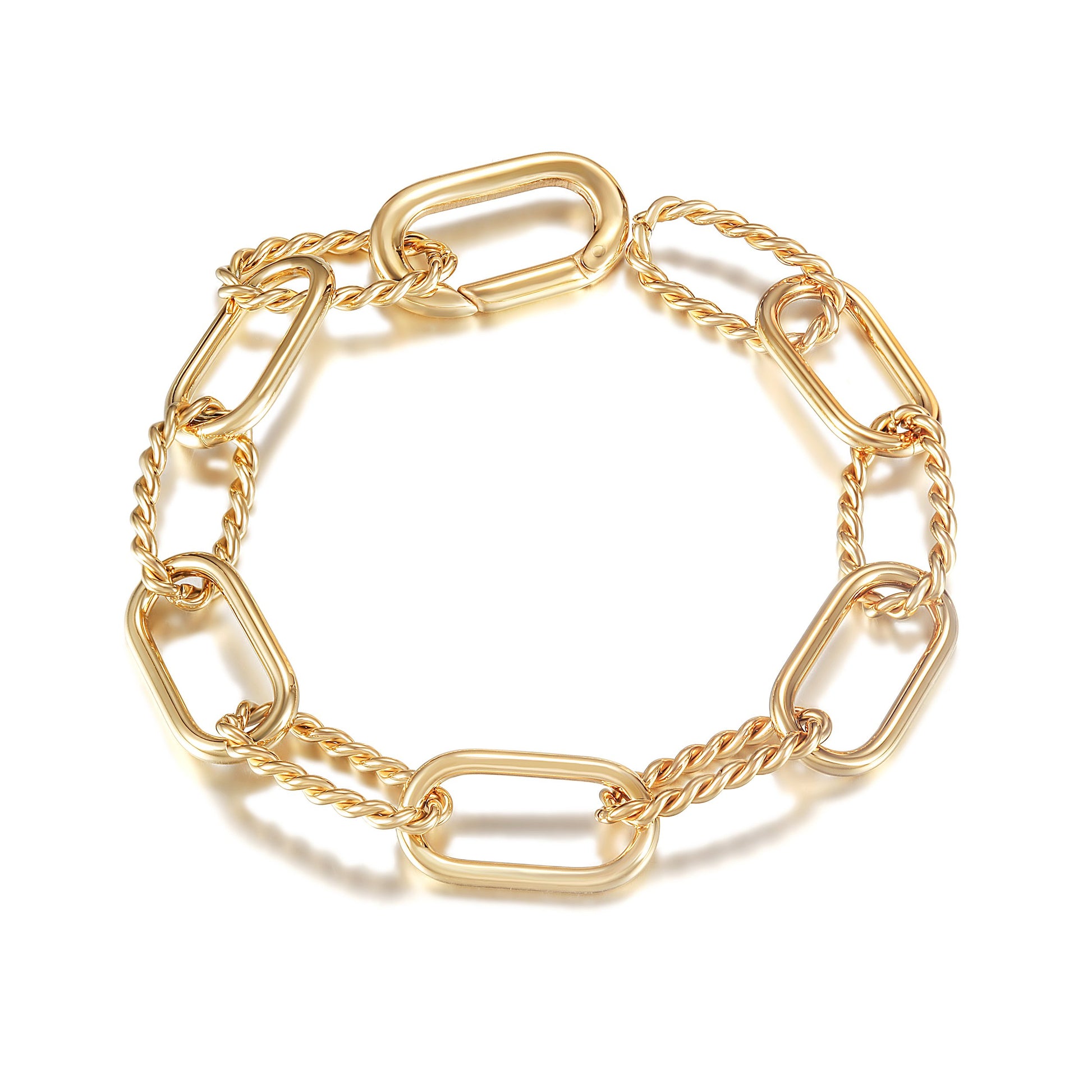 THREADER INTERLOCKING BRACELET