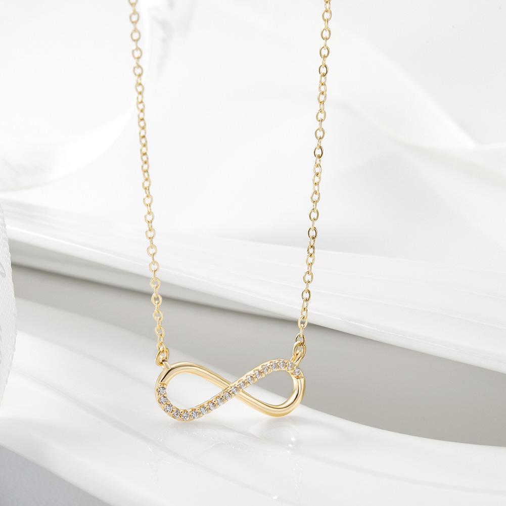 Infinity CZ Necklace