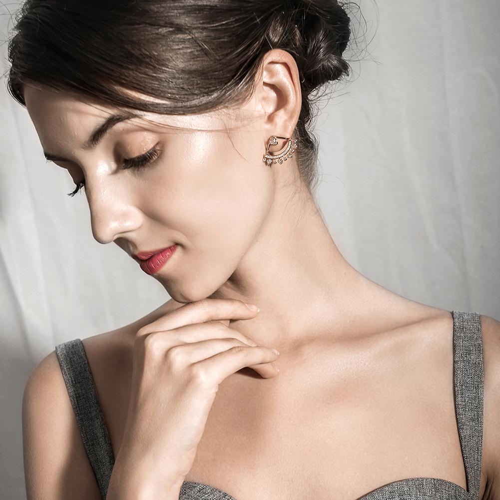 PAVÉ Ear Jacket Earrings.