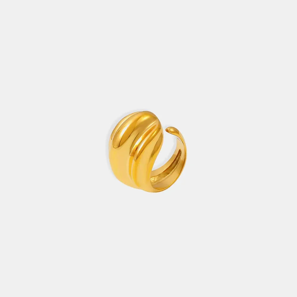 18K Gold-Plated Titanium Steel Open Ring - Premium Minimalist Jewelry - MINIMAL