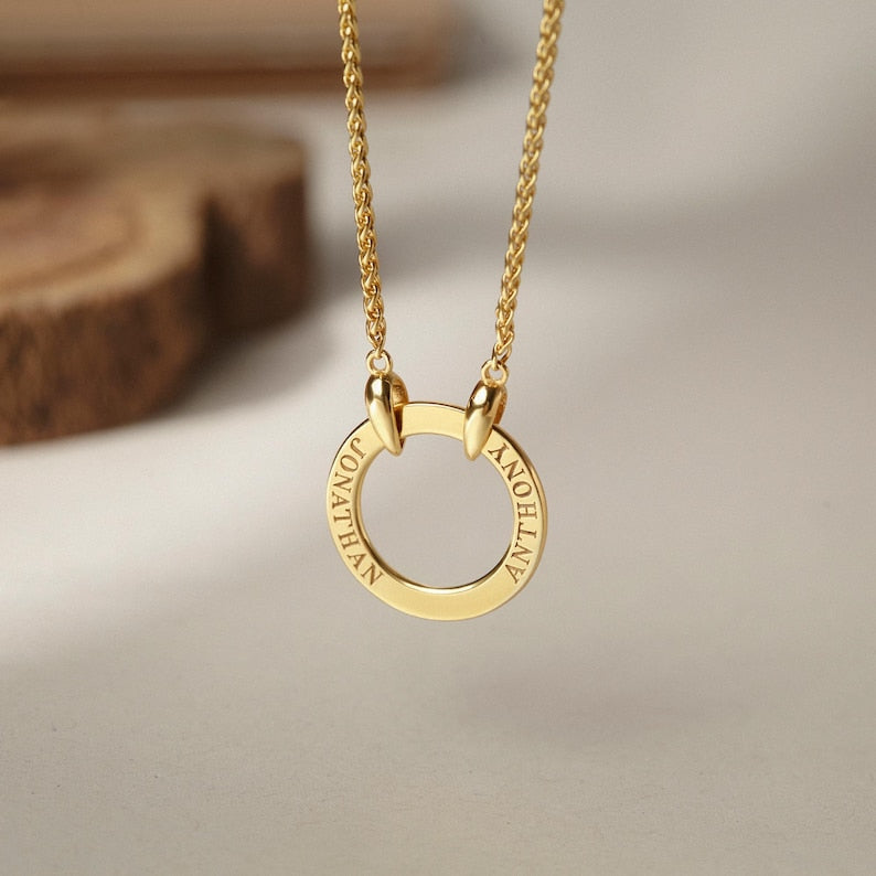 Dad Necklace With Kids Name, Father's Day Gift For Husband.