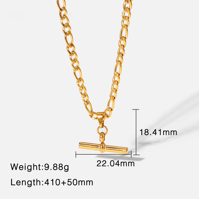 T-Bar Pendant Necklace