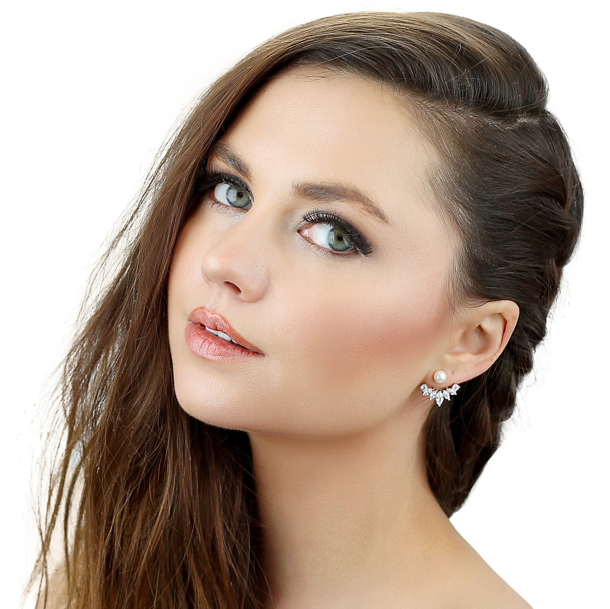 Iced Pearl Ear Jacket.