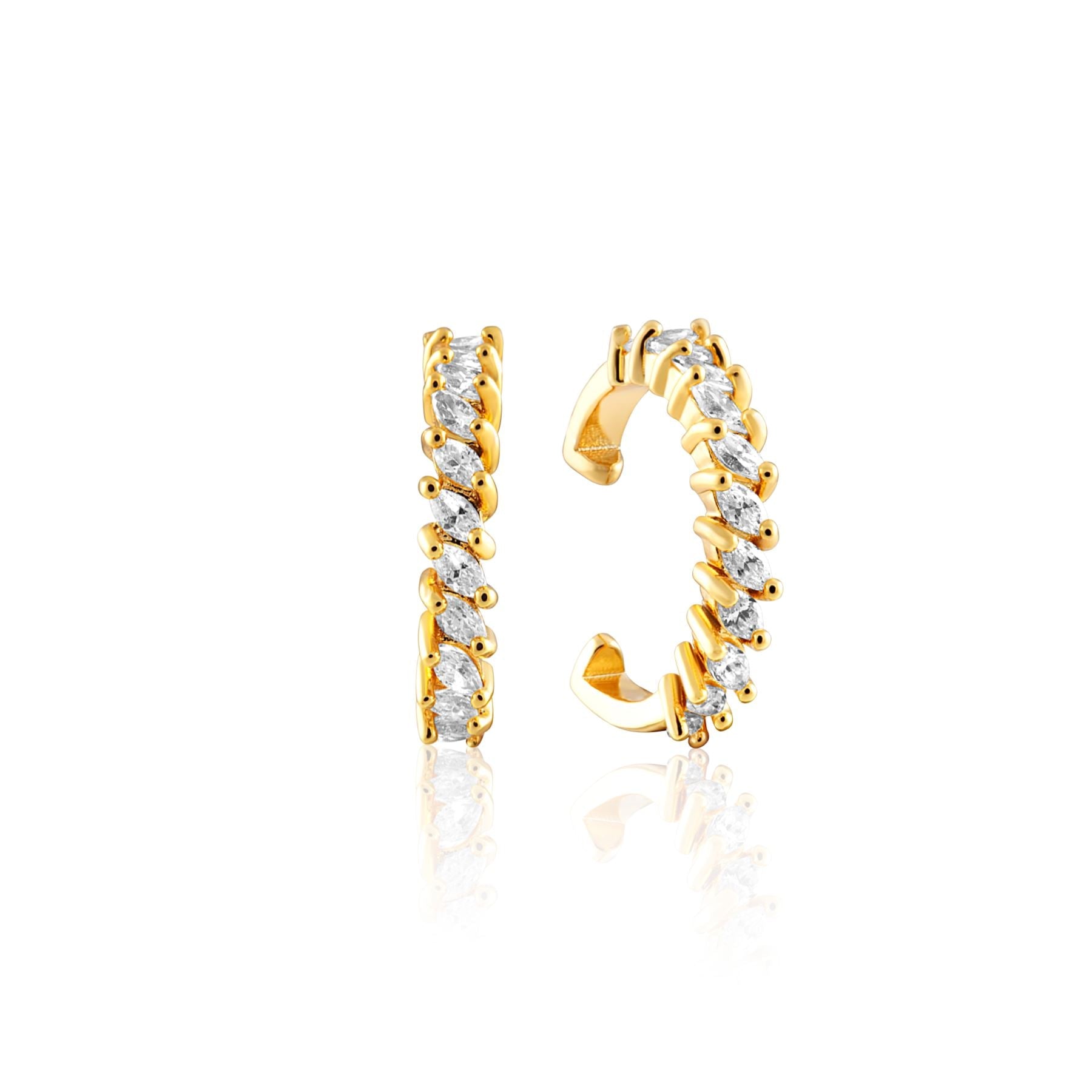 Jagged Baguette Ear Cuff.