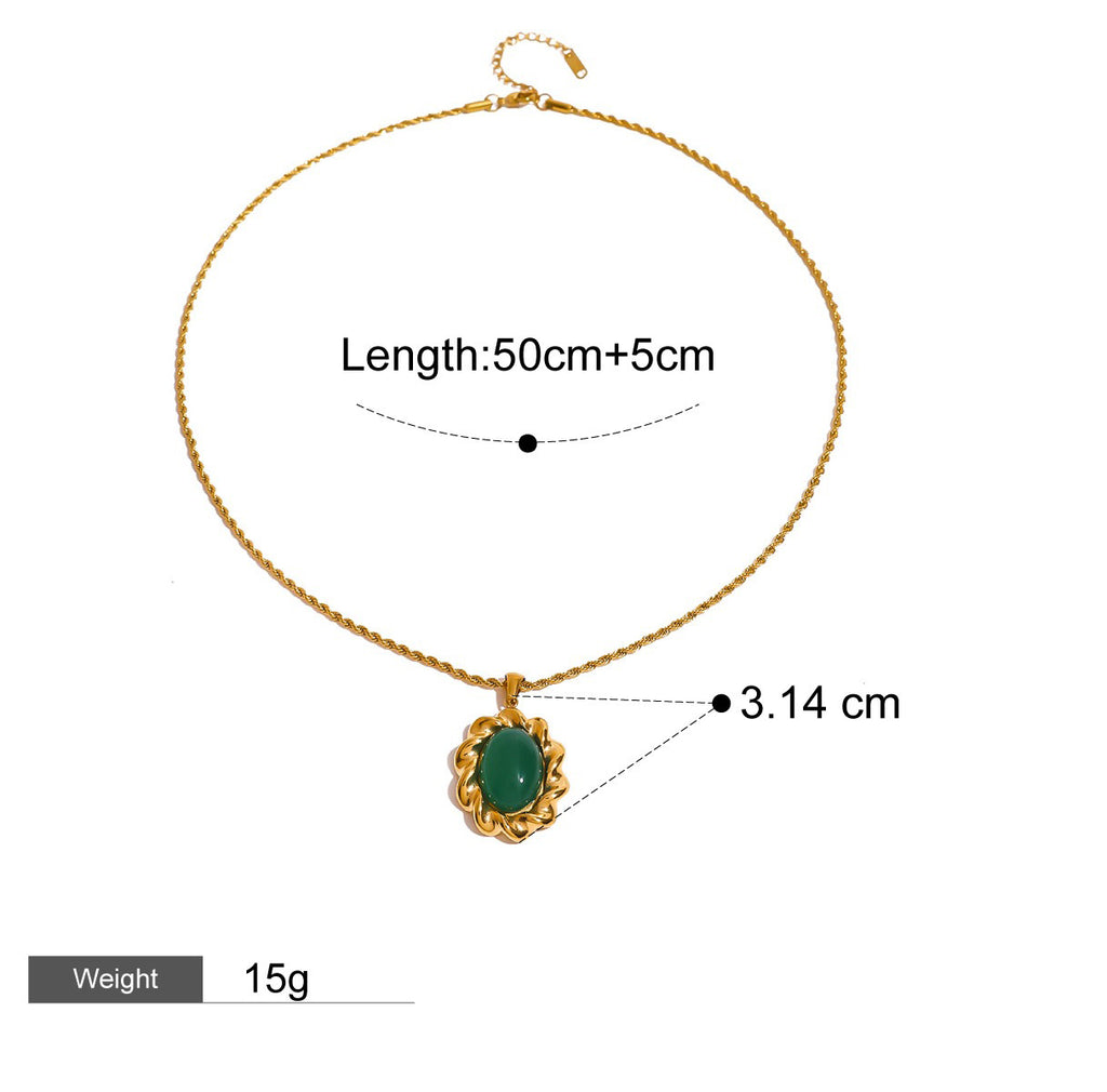 Twisted Earrings & Necklace Set