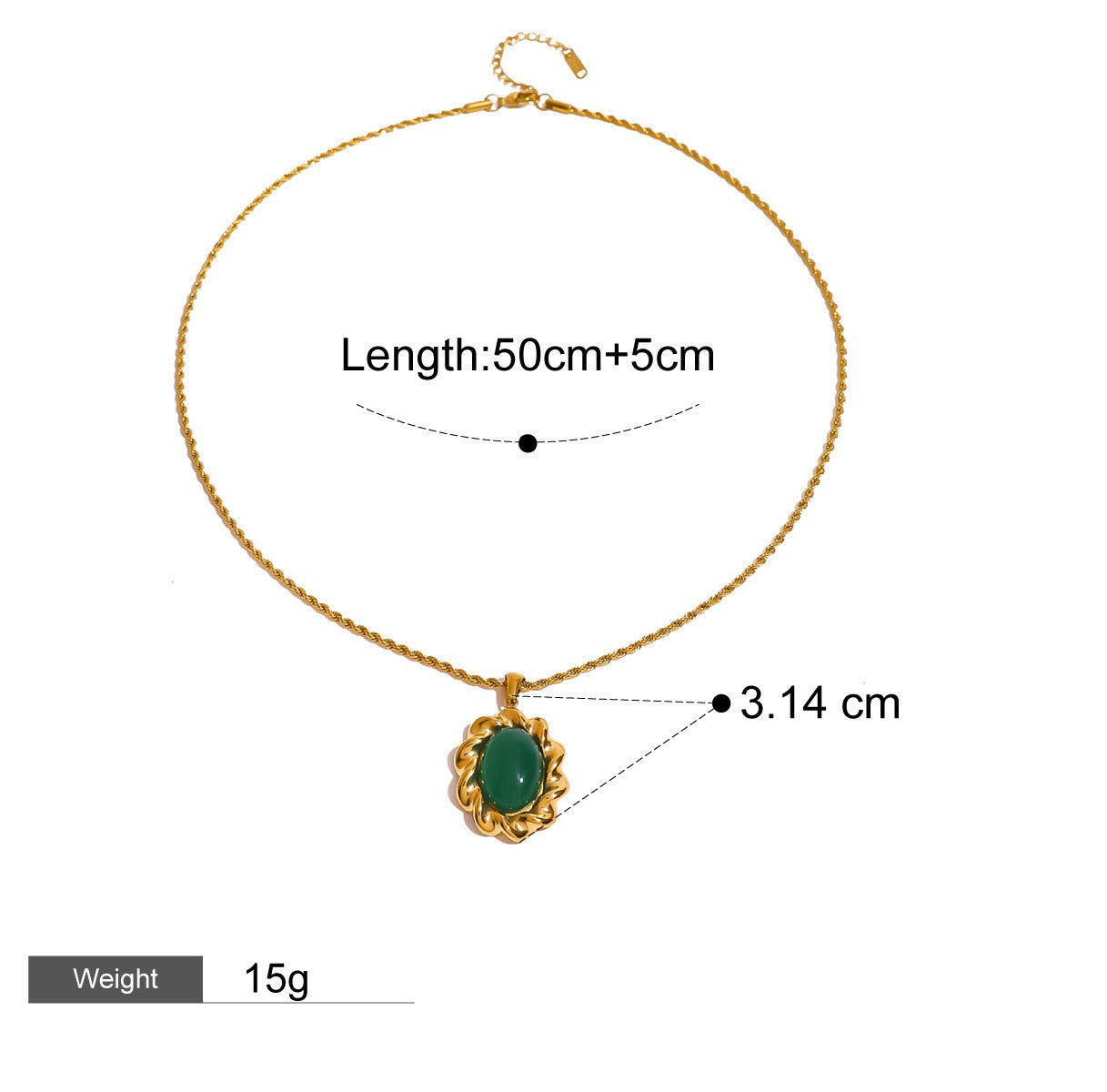 Twisted Earrings & Necklace Set
