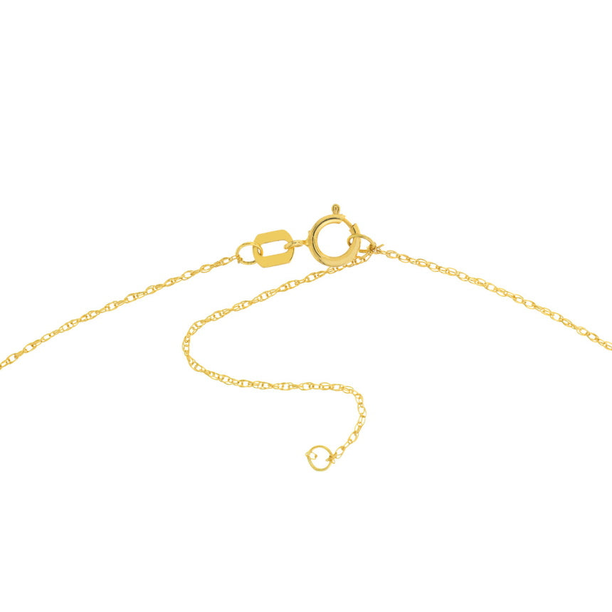 14K Gold Infinity Necklace.